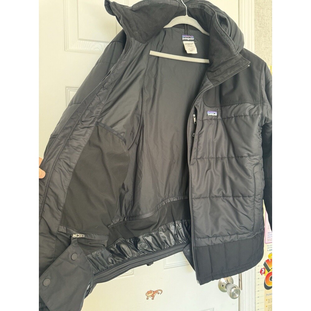 Vintage Patagonia Men’s Large Black Winter Insulated Rubicon Rider Jacket Coat - Picture 10 of 16